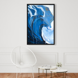 Framed 24 x 36 - Abstract wave in motion