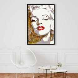 Encadré 24 x 36 - Marilyn monroe et typographie