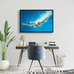 Framed 24 x 36 - Diving jump