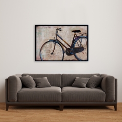 Framed 24 x 36 - Industrial bicycle