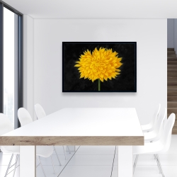 Encadré 24 x 36 - Chrysanthème jaune