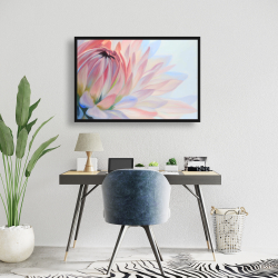 Encadré 24 x 36 - Fleur de lotus pastel