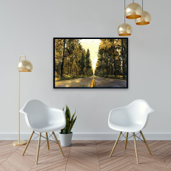 Framed 24 x 36 - Long road