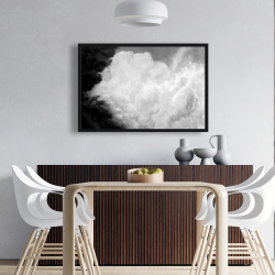 Encadré 24 x 36 - Nuages sombres monochrome