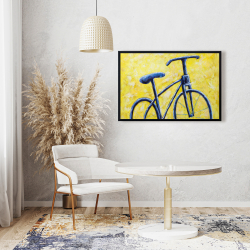 Encadré 24 x 36 - Bicyclette bleue