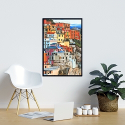 Encadré 24 x 36 - Vue de manarola en italie