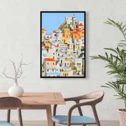 Encadré 24 x 36 - Petites maisons en grèce