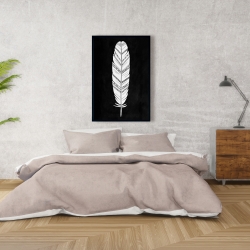 Framed 24 x 36 - Feather with patterns