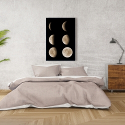 Framed 24 x 36 - Eclipse in six phases