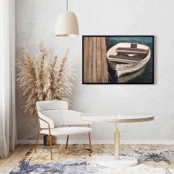 Framed 24 x 36 - Rowboats