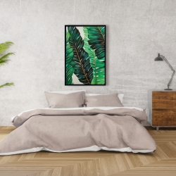 Encadré 24 x 36 - Feuilles de plantes exotiques