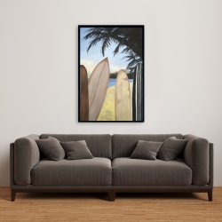 Framed 24 x 36 - Surfboards