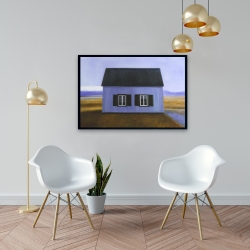 Encadré 24 x 36 - Petite maison bleue