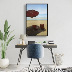 Encadré 24 x 36 - Relaxer à la plage