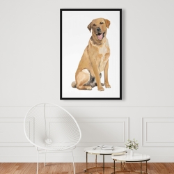 Framed 24 x 36 - Labrador retriever