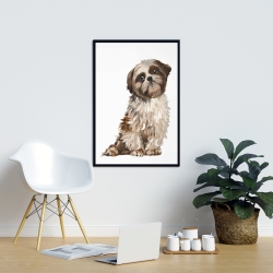 Framed 24 x 36 - Shih-tzu