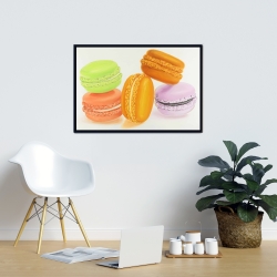 Encadré 24 x 36 - Petites bouchées de macarons