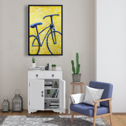 Encadré 24 x 36 - Bicyclette bleue