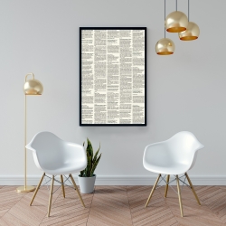 Framed 24 x 36 - Newspaper