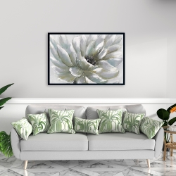 Encadré 24 x 36 - Chrysanthème blanche