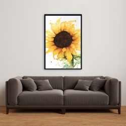 Encadré 24 x 36 - Tournesol