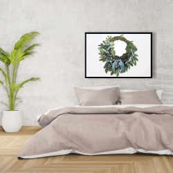 Framed 24 x 36 - Christmas wreath