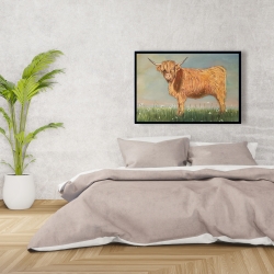 Framed 24 x 36 - Daisy the highland cow