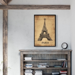 Encadré 24 x 36 - Illustration de la tour eiffel