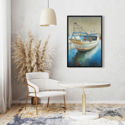 Framed 24 x 36 - Fishing boat