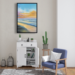 Framed 24 x 36 - Breathtaking tropical sunset