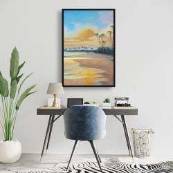 Encadré 24 x 36 - Couché de soleil à la mer