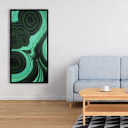 Encadré 24 x 48 - Pierre malachite