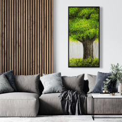 Encadré 24 x 48 - Gros arbre vert