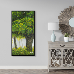 Framed 24 x 48 - Forest by summer