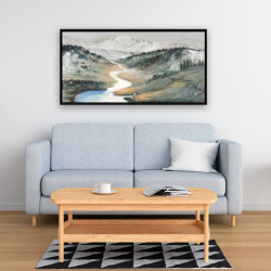 Framed 24 x 48 - Landscape