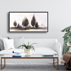 Framed 24 x 48 - Landscape of trees