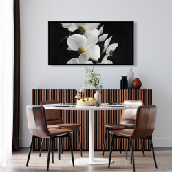 Framed 24 x 48 - Beautiful orchids