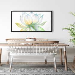 Encadré 24 x 48 - Fleur de lotus