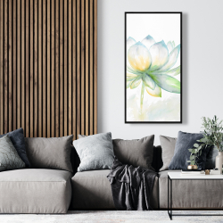 Encadré 24 x 48 - Fleur de lotus