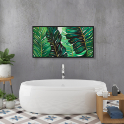 Encadré 24 x 48 - Feuilles de plantes exotiques