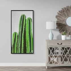 Encadré 24 x 48 - Cactus cierges