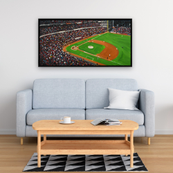 Encadré 24 x 48 - Partie de baseball