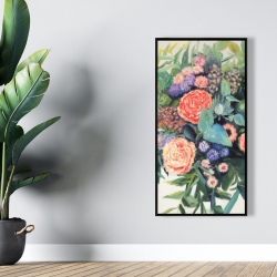 Encadré 24 x 48 - Mélodie de fleurs