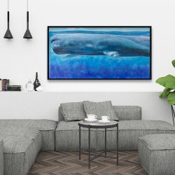 Framed 24 x 48 - Sperm whale