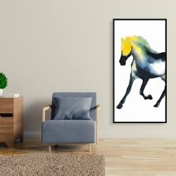 Encadré 24 x 48 - Cheval galopant