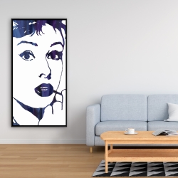 Encadré 24 x 48 - Audrey hepburn: cigarillo