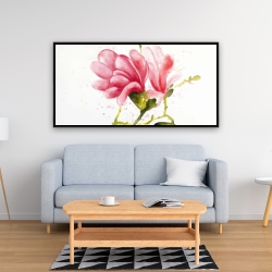 Encadré 24 x 48 - Fleurs de magnolia