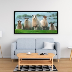 Encadré 24 x 48 - Troupeau de moutons