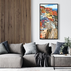 Encadré 24 x 48 - Vue de manarola en italie