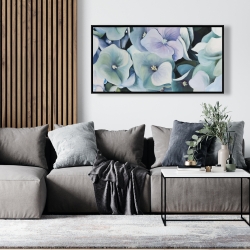 Encadré 24 x 48 - Fleurs hortensia